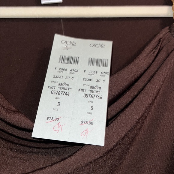 Cache Brown Dress Vintage y2k - Picture 3 of 4